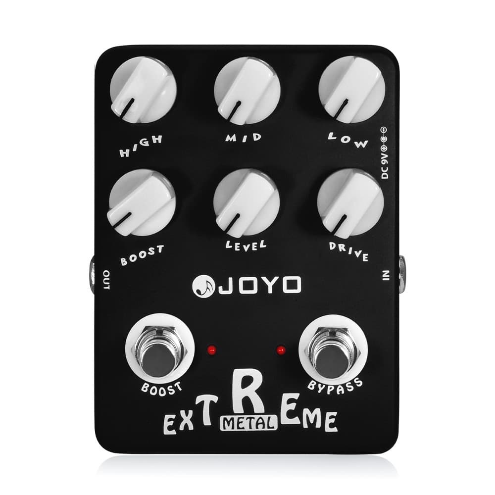 JOYO JF-17 Pedal De Efeito De Guitarra Com Distorção De Metal Extremo Rock Punk Sons True Bypass