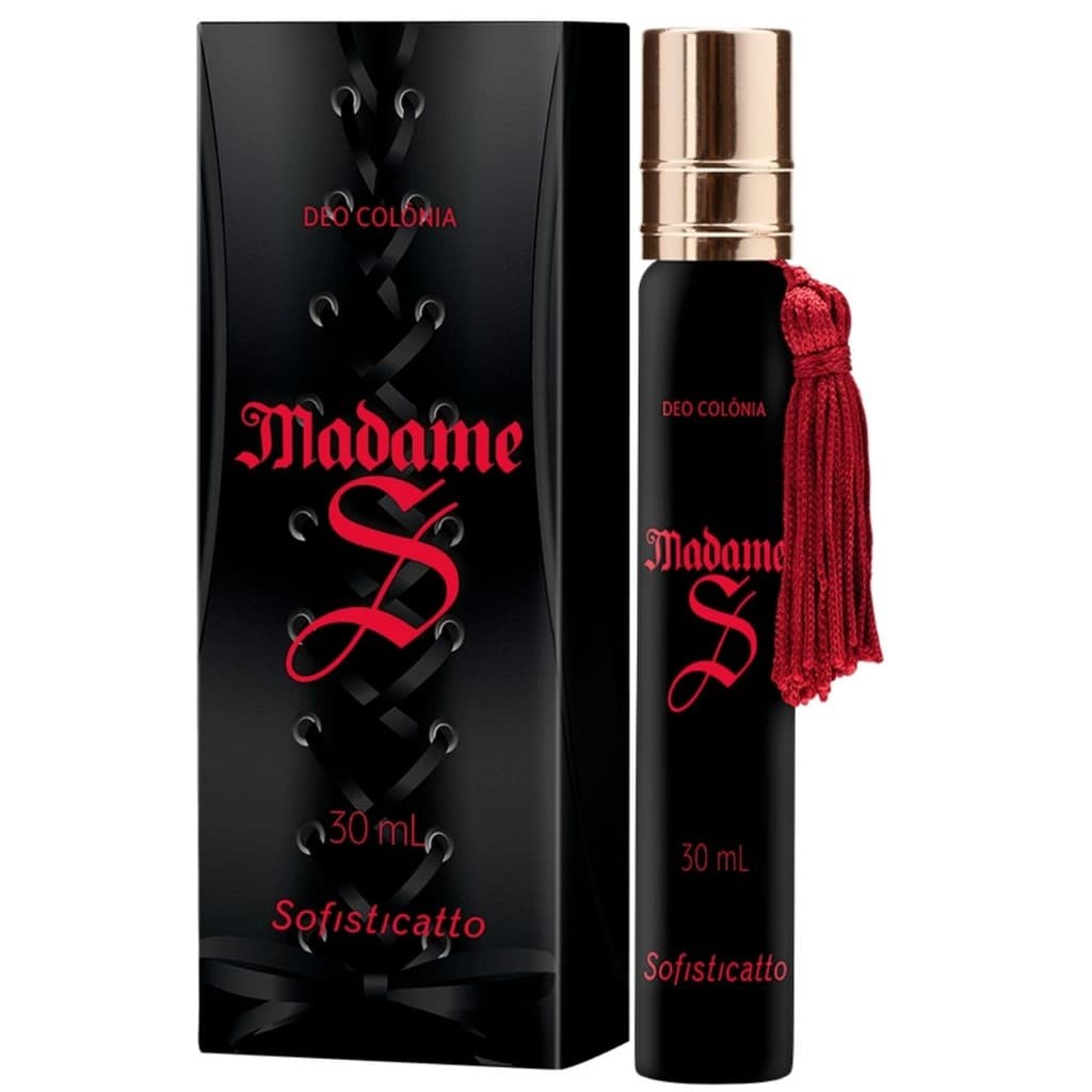 Perfume Feromônio Feminino Sedução Madame S Deo Colônia Sofisticatto 30ml