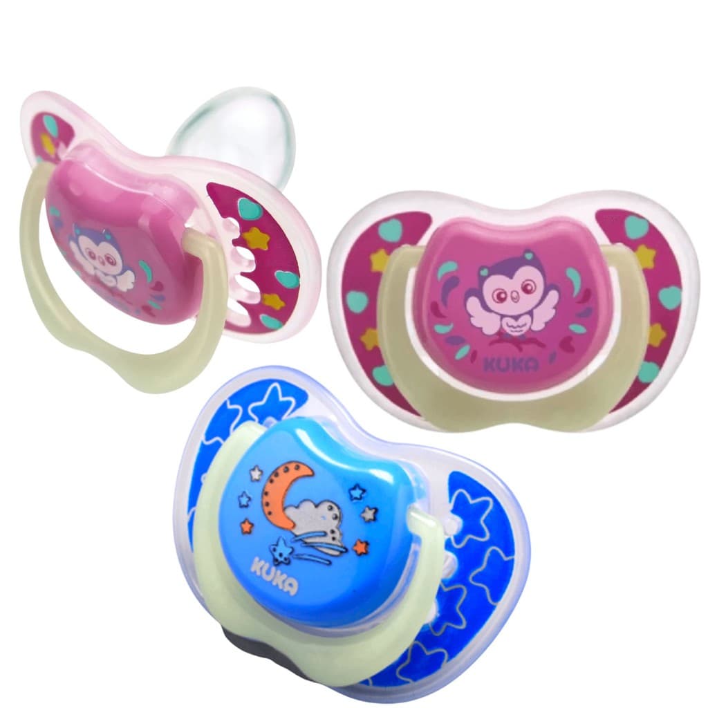 Chupeta Lumina TAM 1&2 Bico Silicone Orto - Kuka