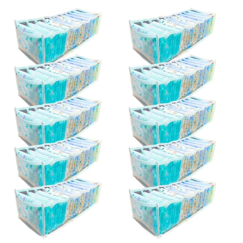 Kit 10 M Colmeias Organizadoras para Bebê Tamanho M 10x15x35cm