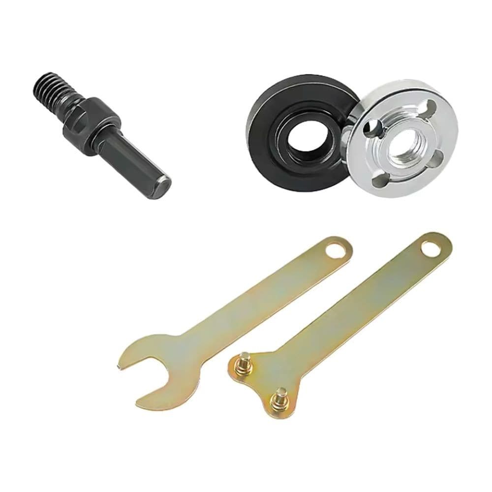 Adaptador Chave De Aperto Haste Para Parafusadeira Furadeira Esmerilhadeira Universal Conexão Disco
