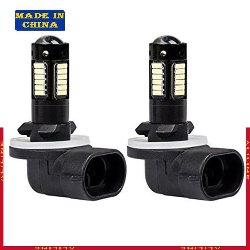 2PC Power 30-SMD 4014 880 881 889 H27 Lâmpadas LED Substituição Luzes Nevoeiro Brancas Para Carro DRL 4014 25W