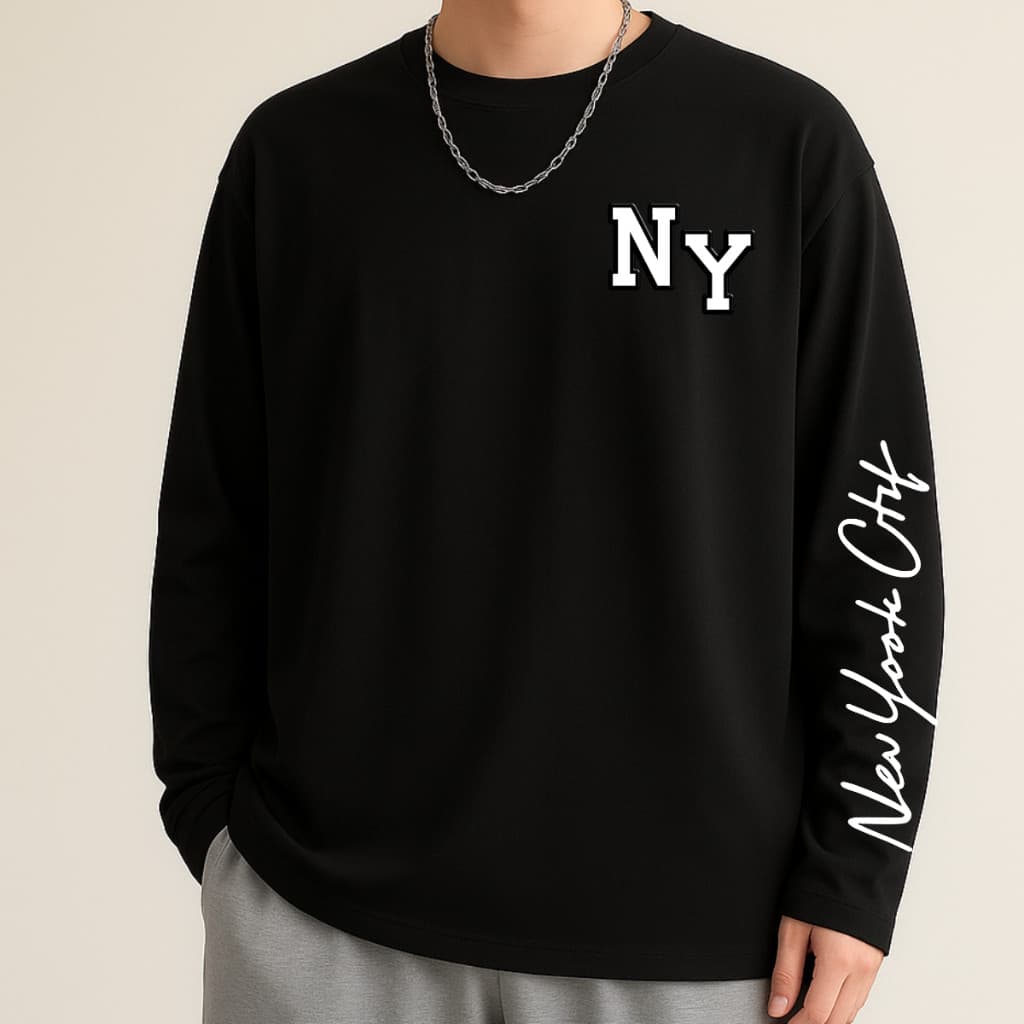 Moletom Gola Redonda Casual Estilo Streetwear Confortável Street Style
