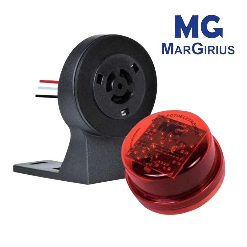 Rele Fotoelétrico Fotocélula Sensor C/base Margirius 1000w