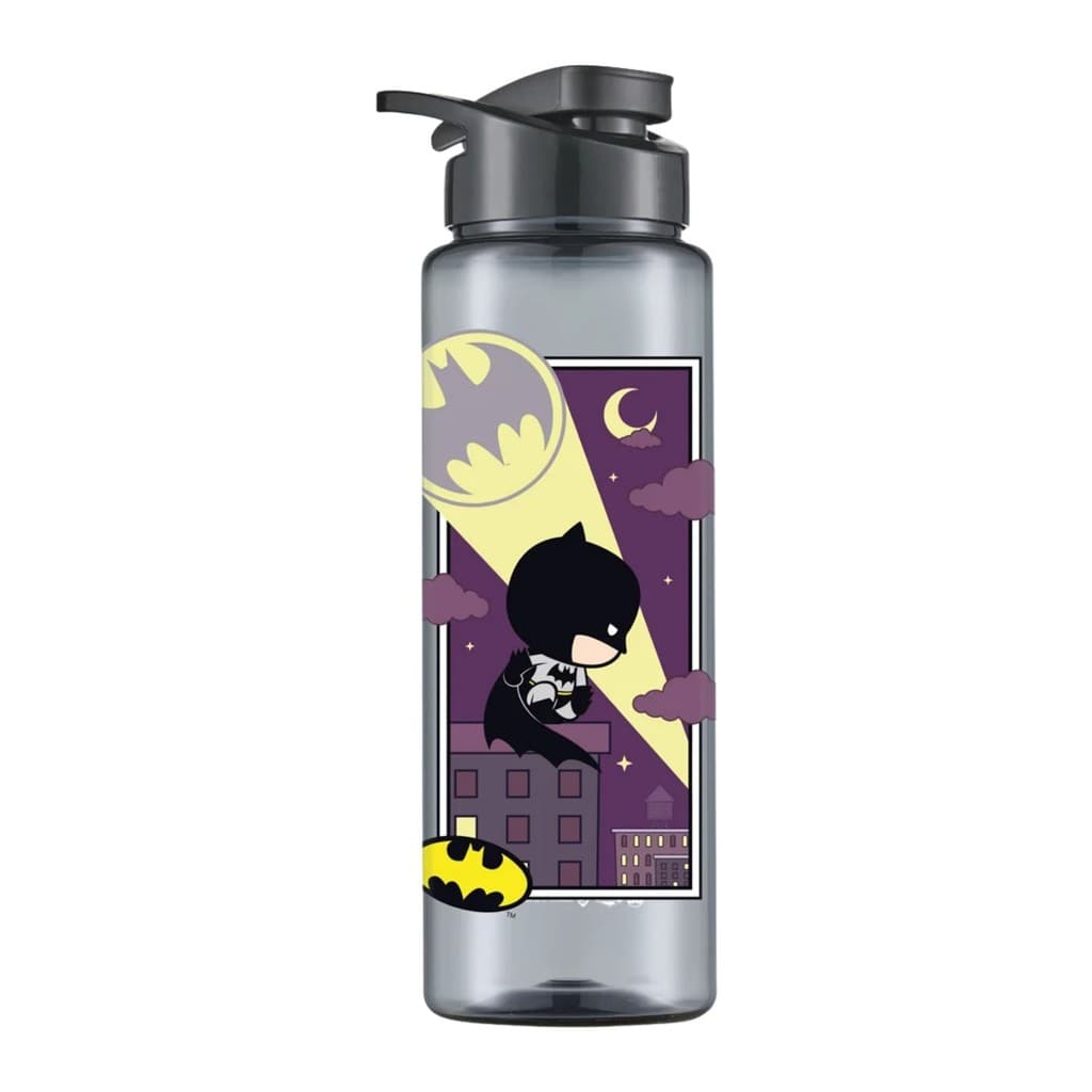 Garrafa Plástica Squeeze Sport Batman Funko Preta 750ml Coleção Liga Da Justiça Funko BPA Free