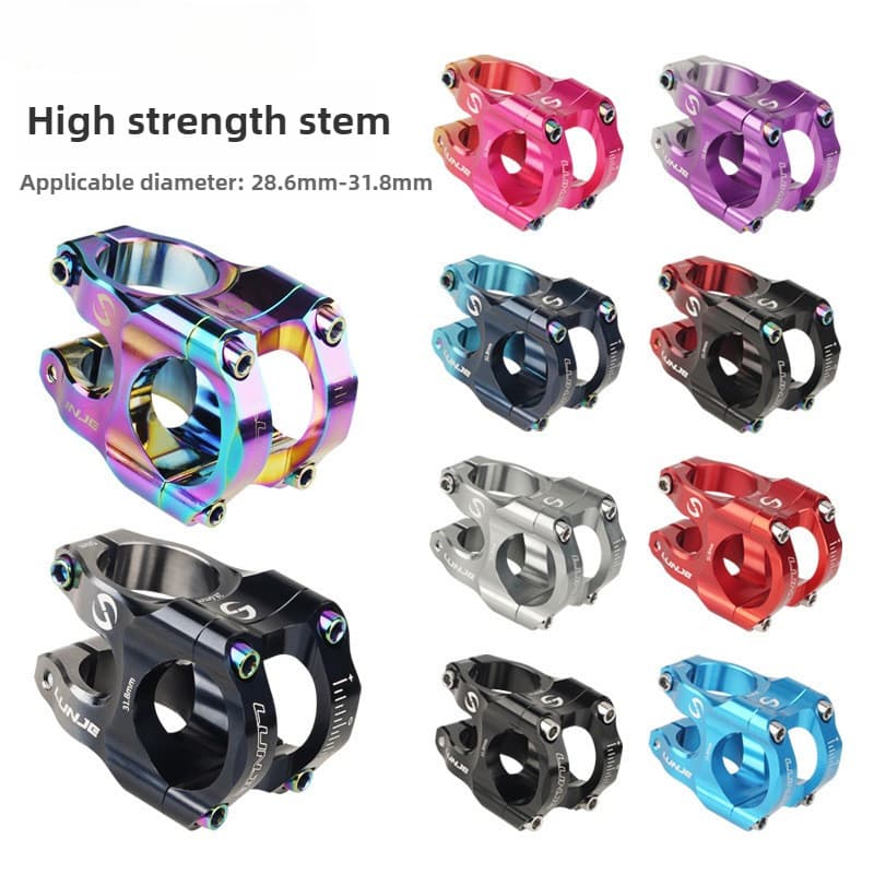 Haste De Bicicleta MTB-Curta Oca Ultraleve De 35 Mm , Riser De Guiador De Downhill E Escalada De Alta Resistência (Para