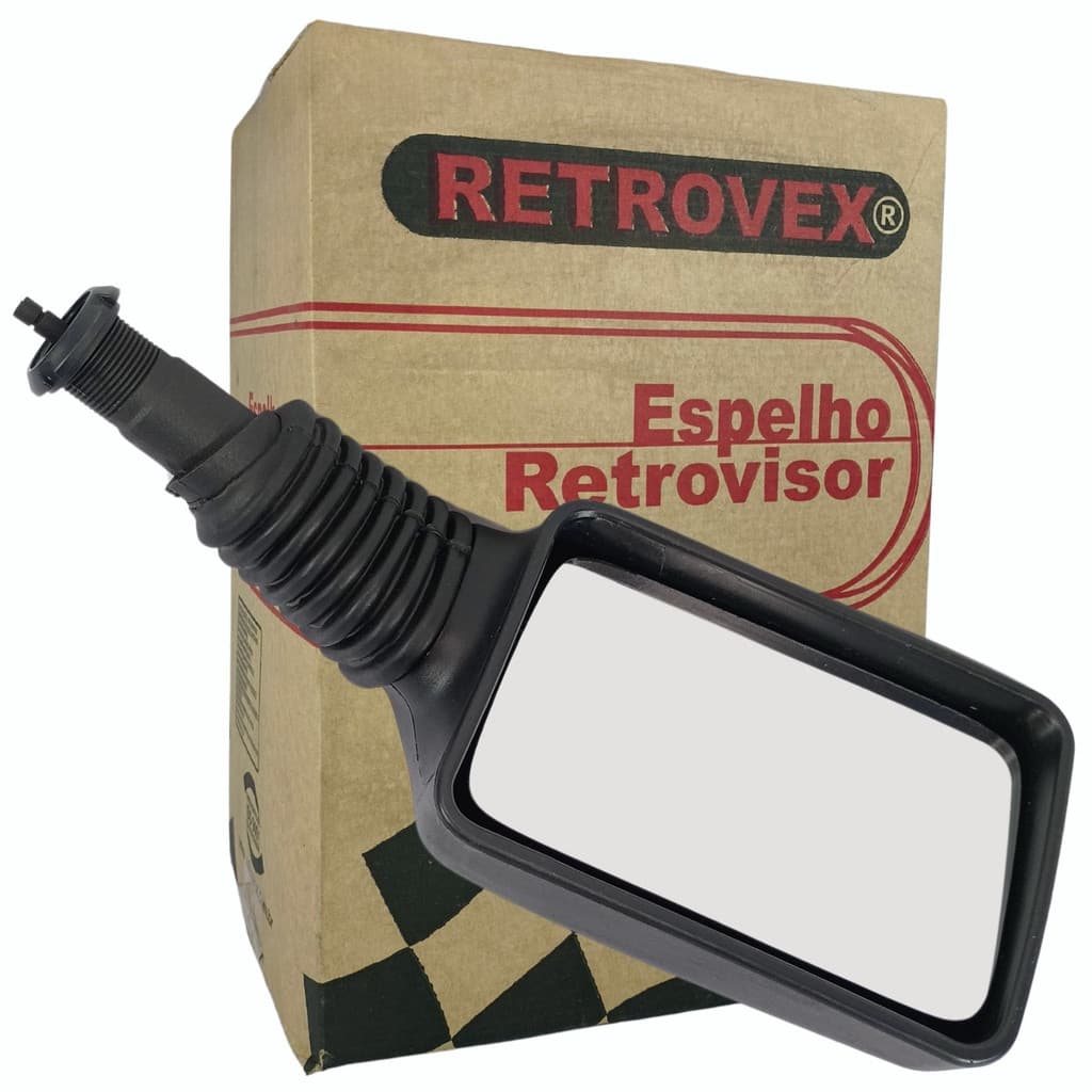 Retrovisor Esquerdo Com Controle Uno 1984 A 2003 - Retrovex 4409