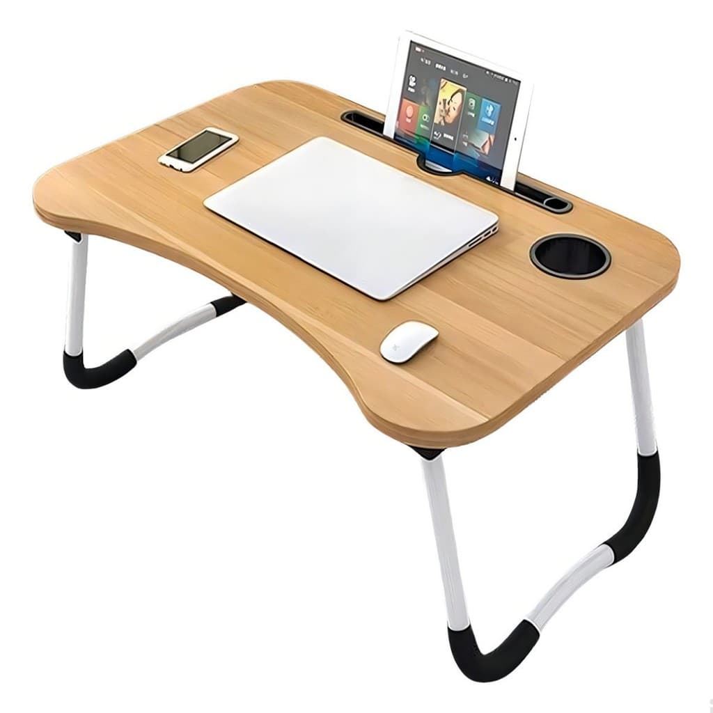 Mesa De Cama Dobrável Portátil Pra Notebook Home Office Sofá