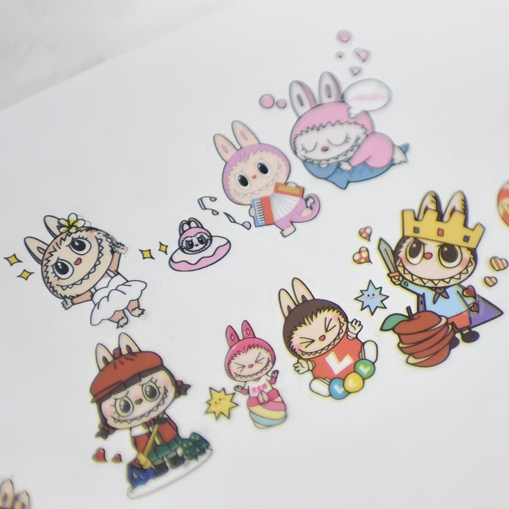 Bonito Dos Desenhos Animados Mão Conta Adesivos Criativos Crianças PVC Gooka Escolher DIY