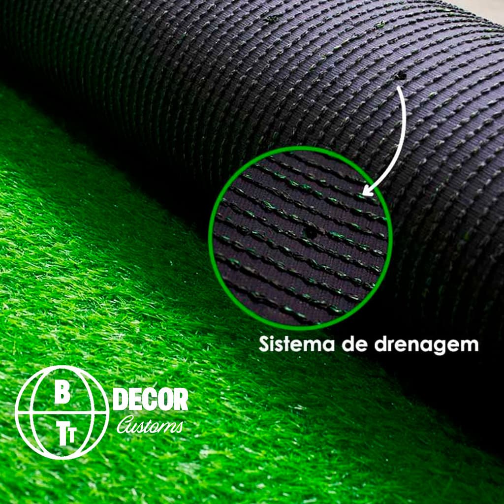 Tapete Grama Sintética 1x5m 5m² Ideal para Decoração Jardim Varanda e Área de Lazer