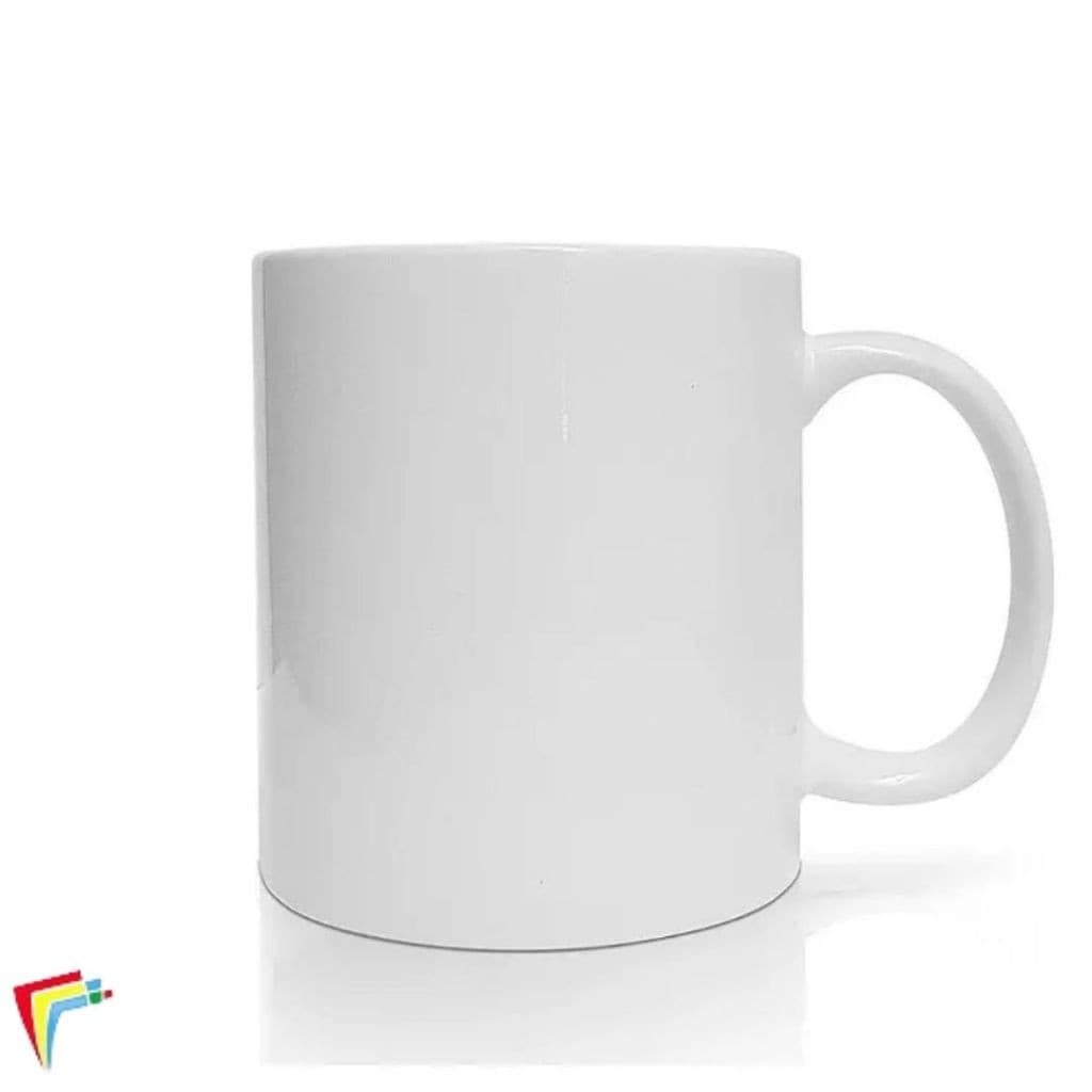 5 Canecas Brancas Porcelana  Sublimação 325ml Aaa+