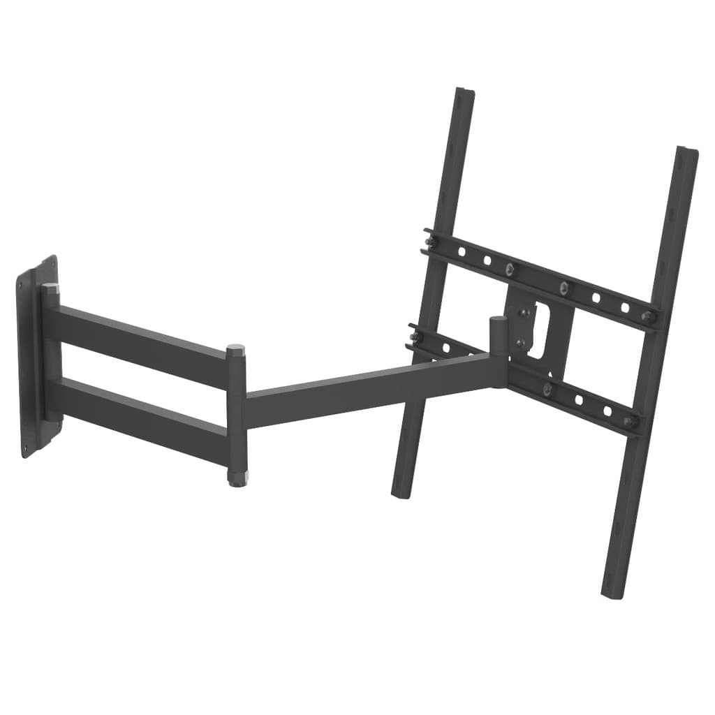 SUPORTE TV 10" a 65" BRAÇO LONGO VESA 600X400 4 MOV PRETO