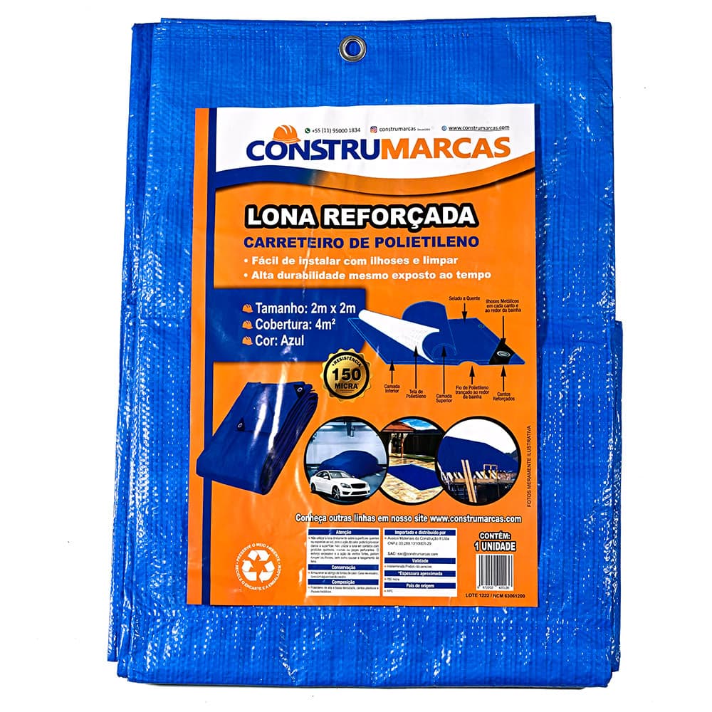 Lona  Reforçada Grossa  Camping Piscina 2x2