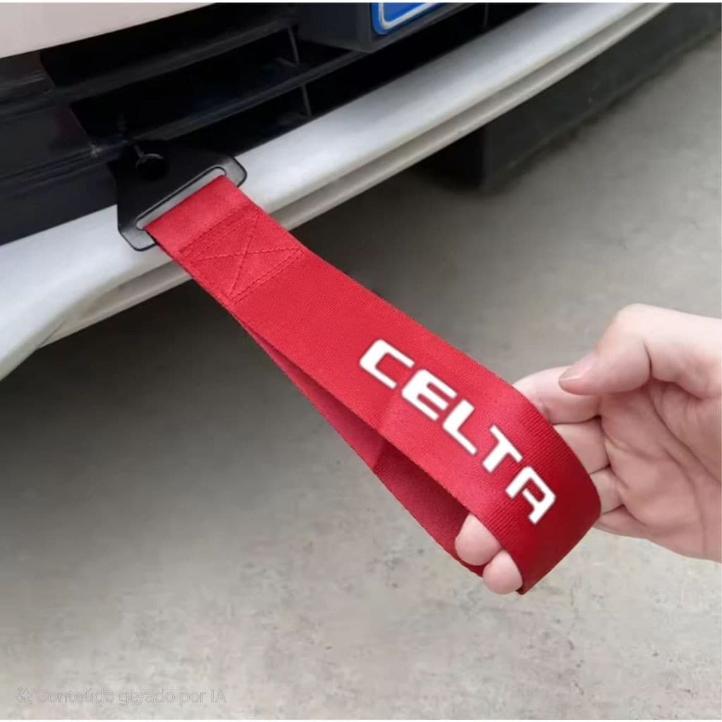 Tow Strap Hook Racing Fita Cinta De Reboque Engate CELTA GM Chevrolet