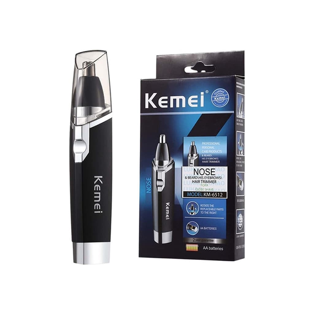 Maquina Aparador Kemei Depilador De Pelos Do Nariz Orelha Kemei KM 6512