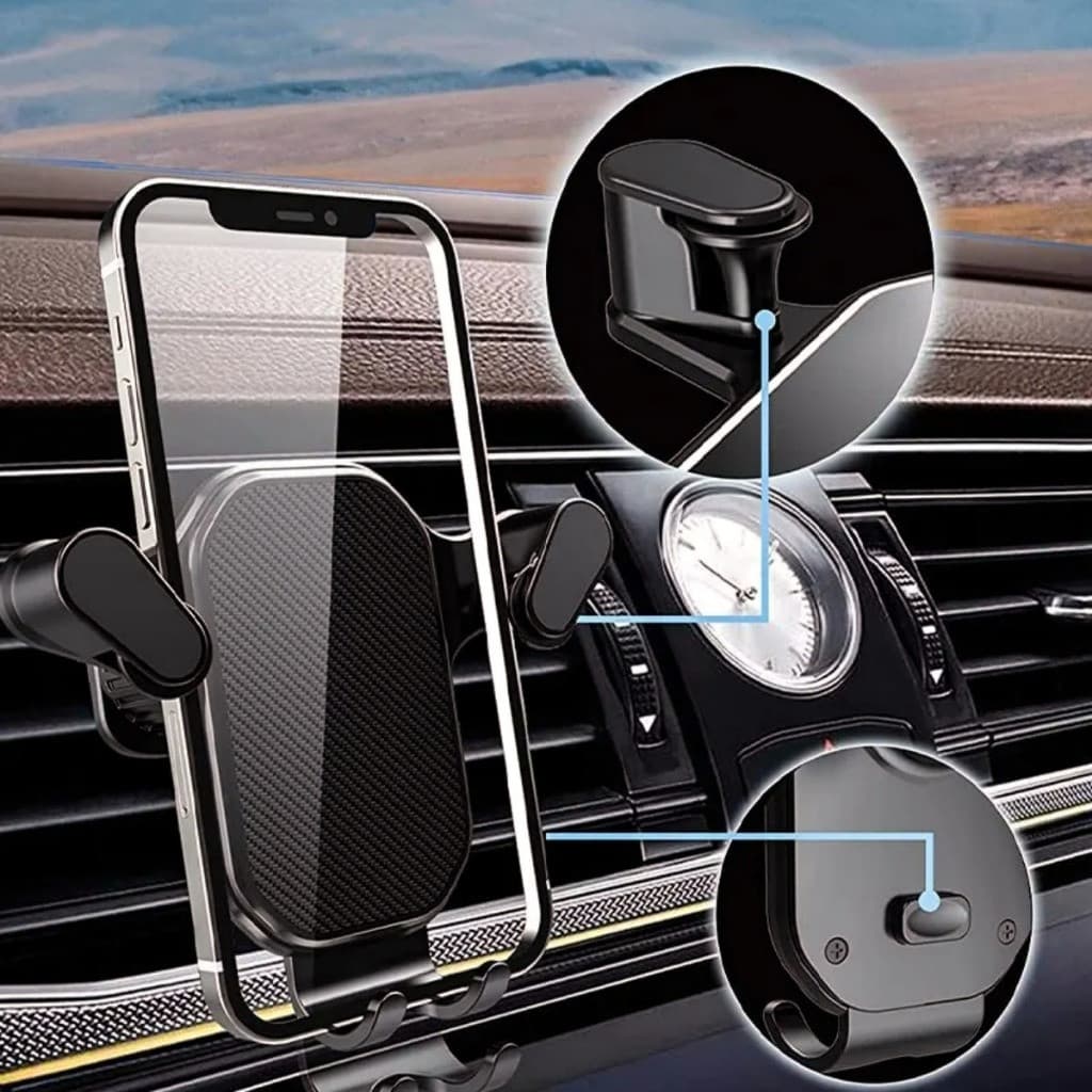 Suporte Celular veicular Universal Clip Suporte de celular or-sp23