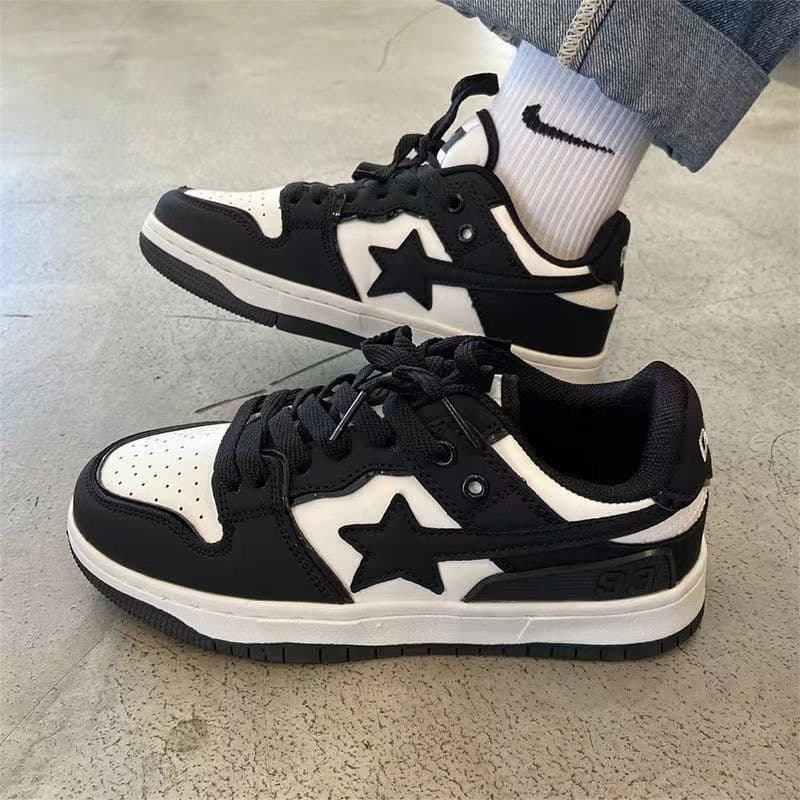 Tênis Casual Feminino Star Running Sport De Skate Flats Sneakers