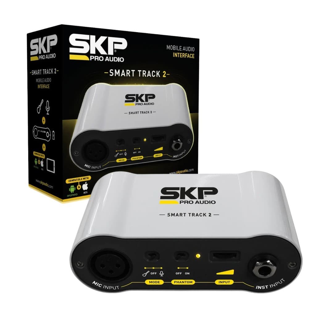 Interface de Áudio SKP Portátil Smart Track 2