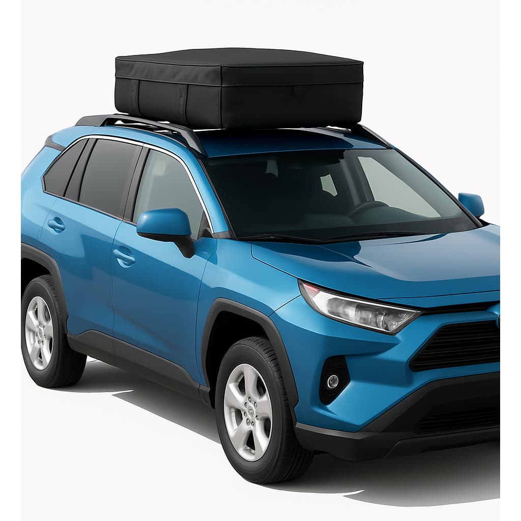Maleiro de Teto - Bagageiro Dobrável + 2 Par de Fita Rack