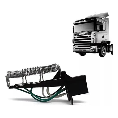 Resistencia Do Eletroventilador Scania S4 24v 6 Vias