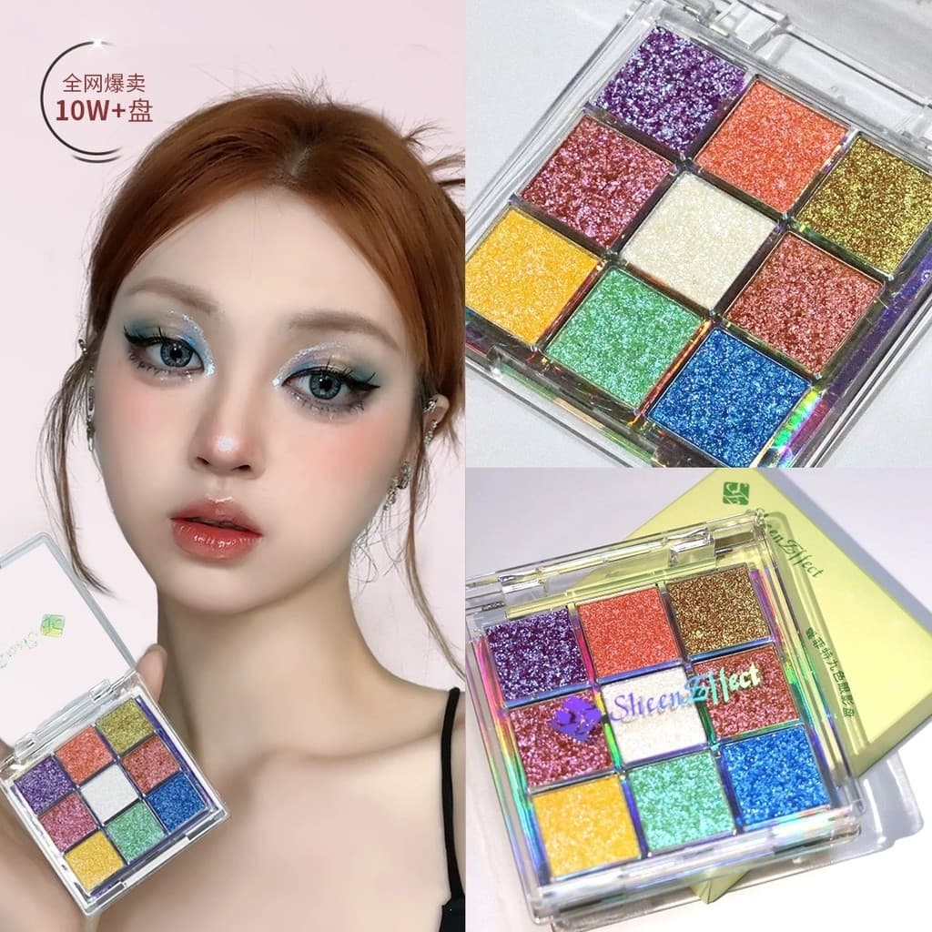 Sheeneffect[Camaleão Nove-Grade]UltraBrilhantePérolaFinaLuzExplosivaBrilhanteLamadeBatataNeonLigei