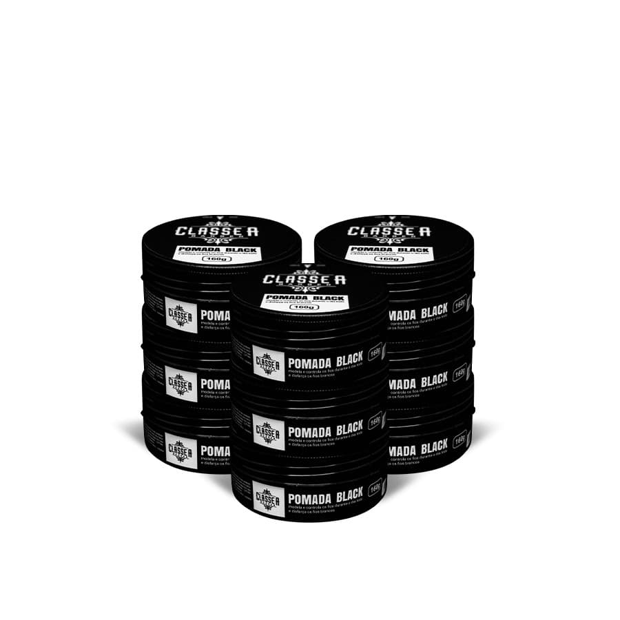 POMADA BLACK PIGMENTA FIOS DE PRETO 160G - 09 UN - CLASSE A