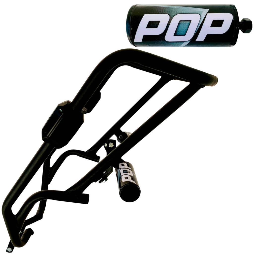 Pop 110i Modelo 2025 Protetor Carenagem Motor Tanque Preto Mata Cachorro com Pedal Slider Moto