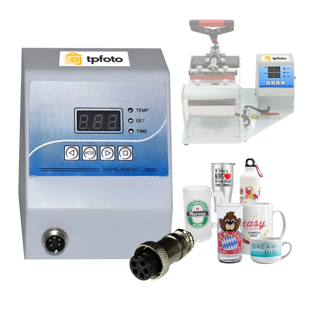 Painel de Controle de Prensa Térmica de Caneca para Sublimação Bivolt - 280w