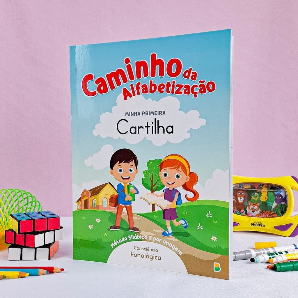 Cartilha Caminho da Alfabetização Caligrafia Exercícios Atividades- Método Silábico