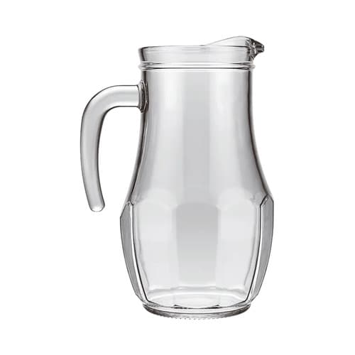 Jogo 12 Jarra de Suco de Vidro Tango 1,5L Agua Nadir