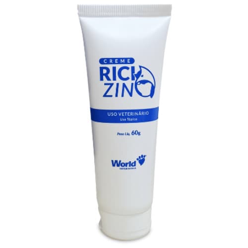 Creme para Cães e Gatos Hidratante com Óleo de Rícino e Óleo de Citronela Ricizin World com - 60g