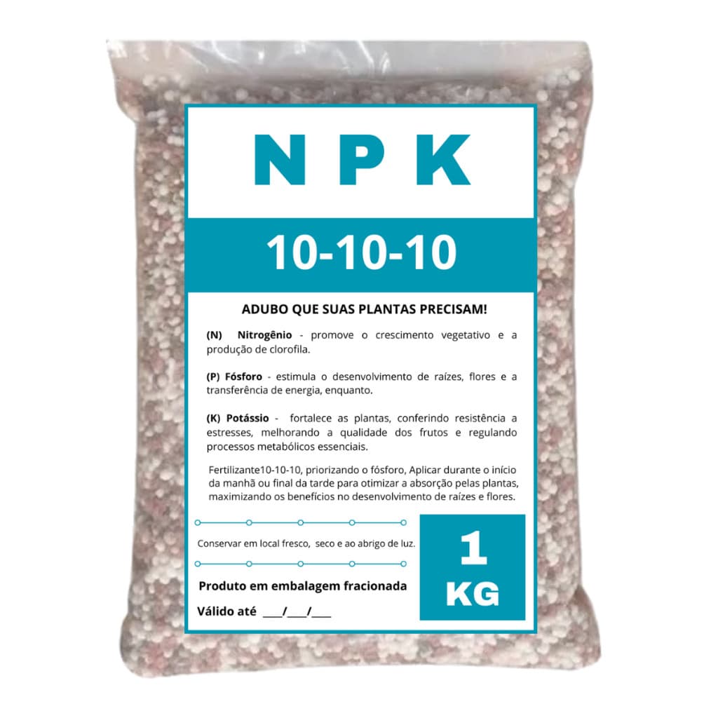 Adubo 10 10 10 NPK - 1 KG Fertilizante