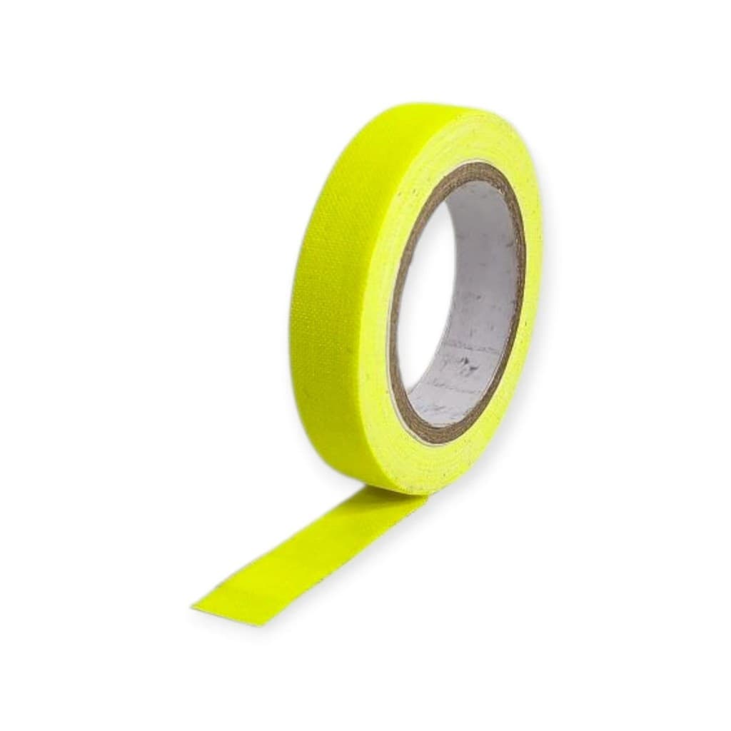 Fita Tecido Gaffer Tape Tesa 12mmX5m Amarelo Fluorescente