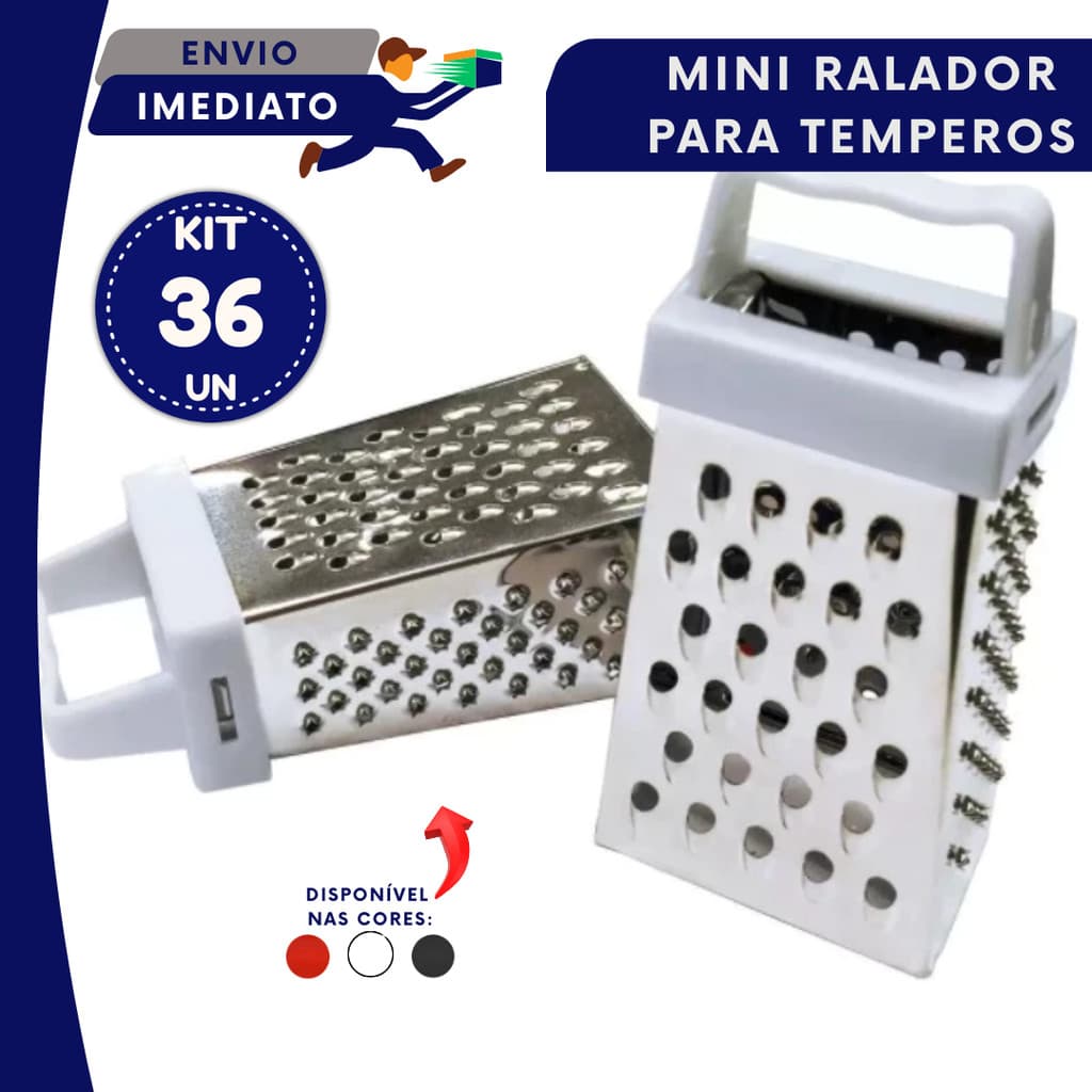 Kit 36 Mini Ralador Inox Ralador Multifuncional Ralador Lembrancinha Ultensilios Cozinha Ralador Temperos Queijos