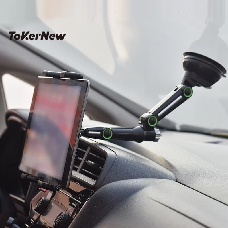 Suporte Pesado para Tablet de Carro com Braço Longo – Forte Suporte de Ventosa, 360 °   Rotação –ipds,Samsung fold zflip