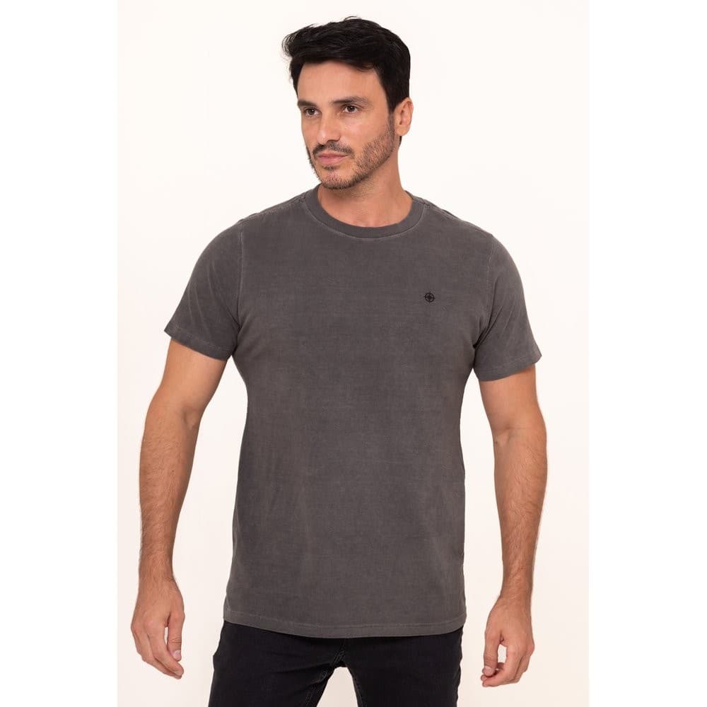 Camiseta Algodão Estonada Premium Masculina Casual