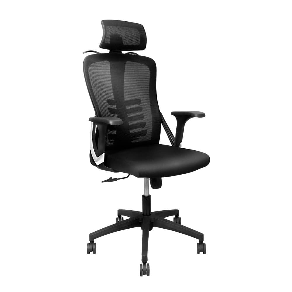 Cadeira Presidente Ergonômica Crivelo ERGO BASIC Reclinável com Trava, Cabide e Suporte para Lombar