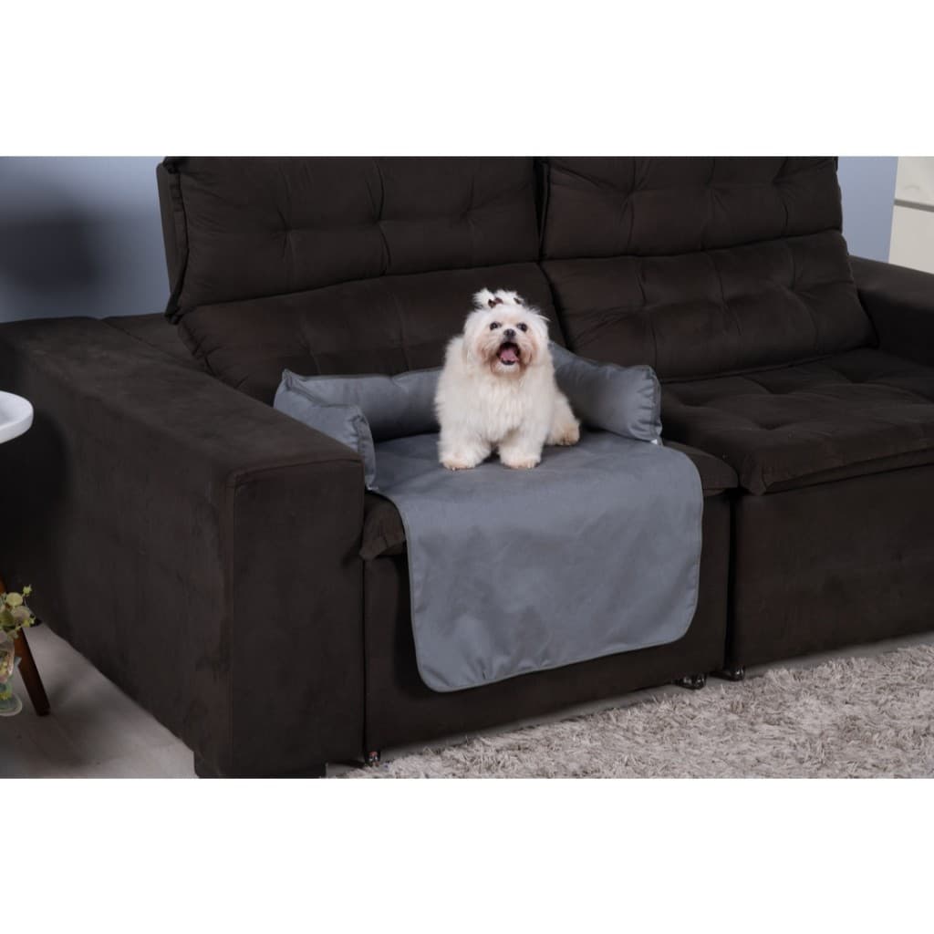 Cama Pet protetora para sofá com ziper e impermeável