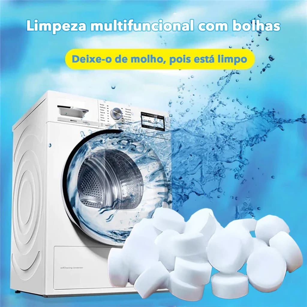 10/20pcs Comprimidos efervescentes de limpeza  remover manchas de roupas  Remover Manchas Pesadas De Óleo