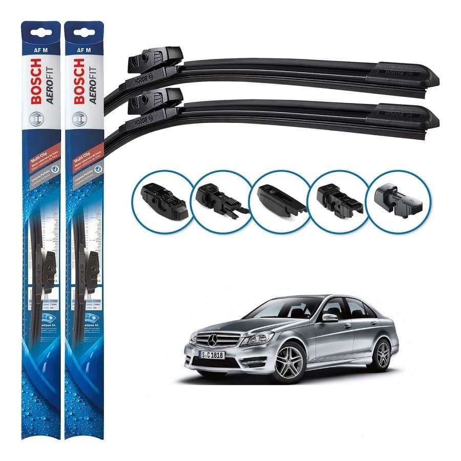 Palheta Bosch Para-brisa Mercedes C180 C200 C250 2011 a 2014 Multiclip Aerofit Original