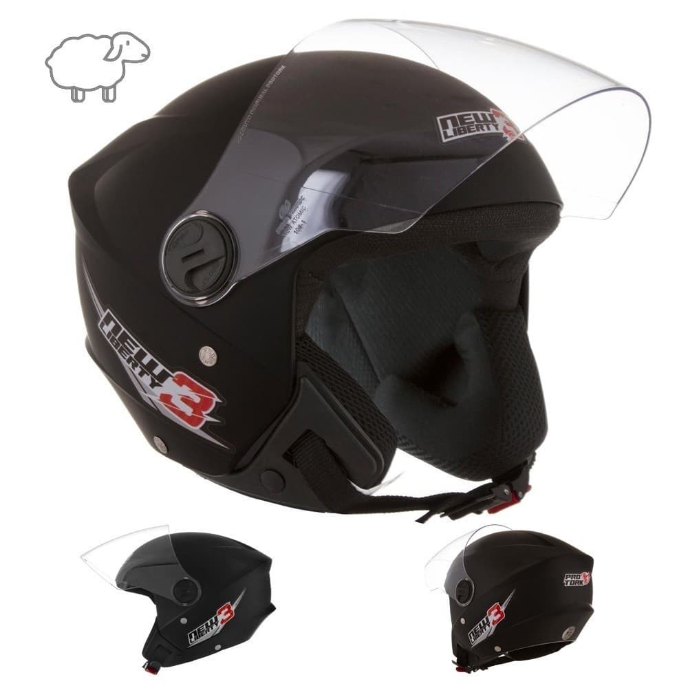 Capacete Aberto New Liberty Three Capacete Moto Aberto Pro Tork Masculino Feminino Adulto