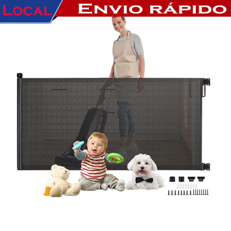 Portao Grade para Cachorros,Grade de Protecao para Criancas, Escalável Portao Portao Pet,Fáceis de Instalar,150 * 86cm