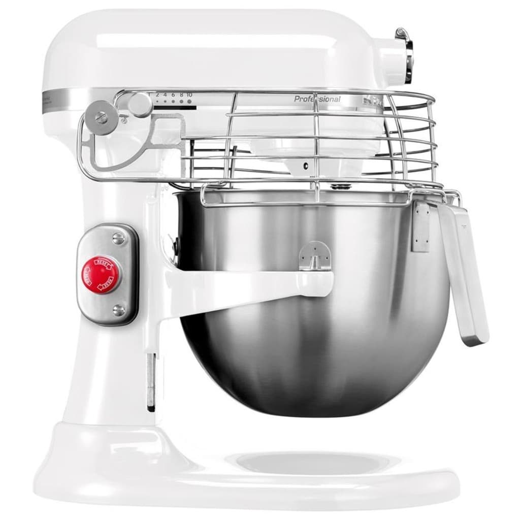 Batedeira Planetaria KitchenAid Profissional Branco 7,6L 220V Forte Potente Robusta