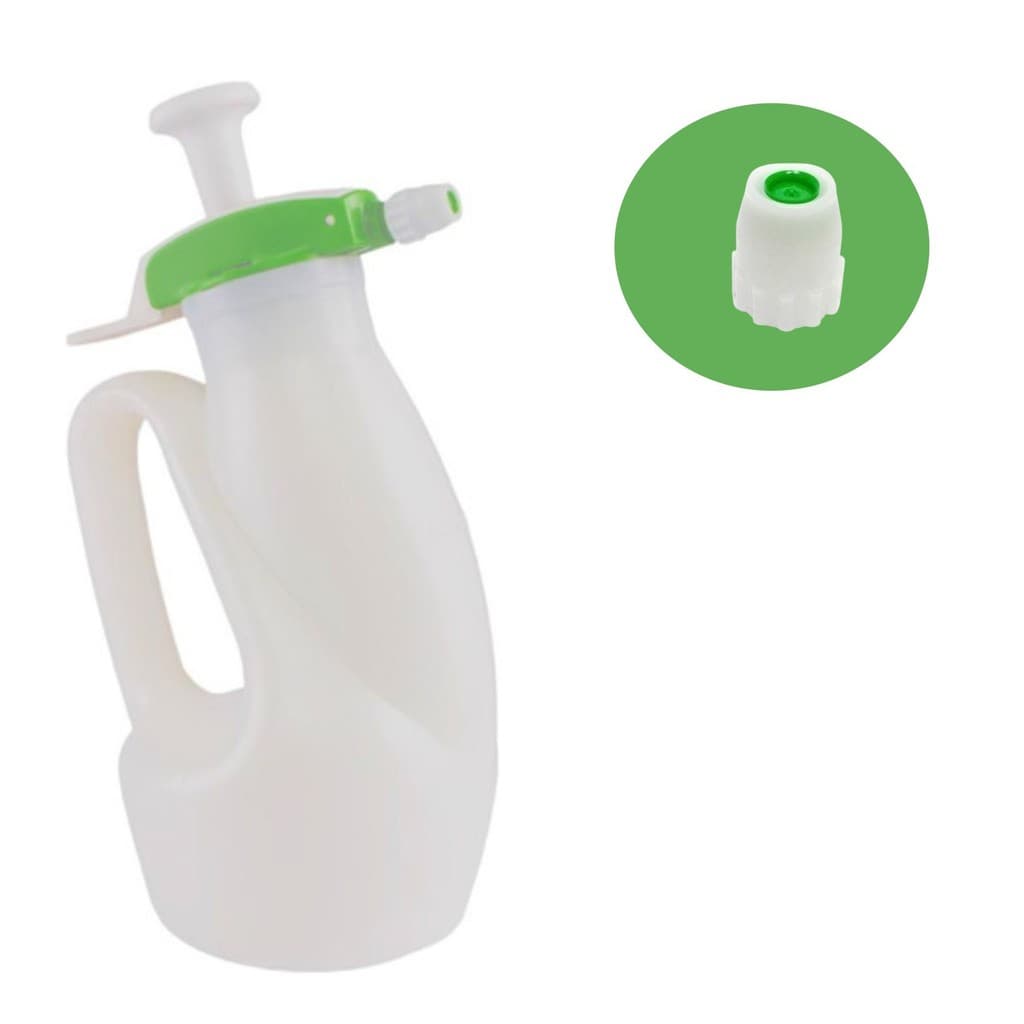 Pulverizador Manual De Compressão Prévia 1,2 Litros Guarany Cor Branco + Bico Pulverizador Guarany