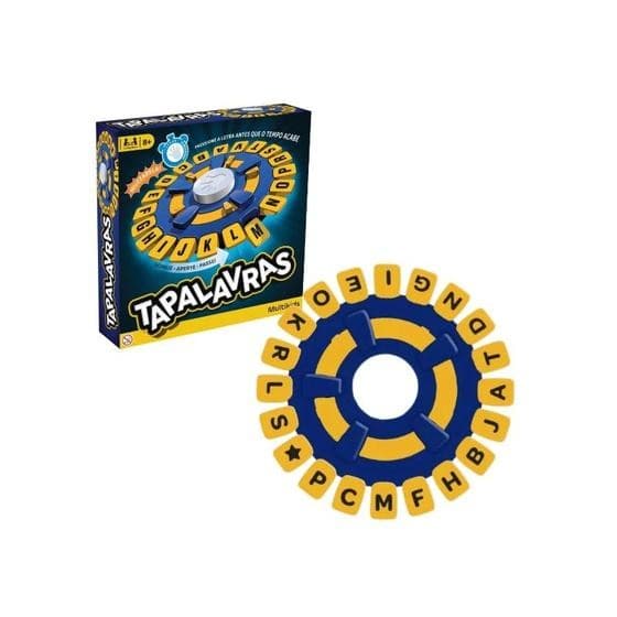 Jogo De Tabuleiro Tapalavras Multikids Stop 10 segundos Trava Letras - BR1969