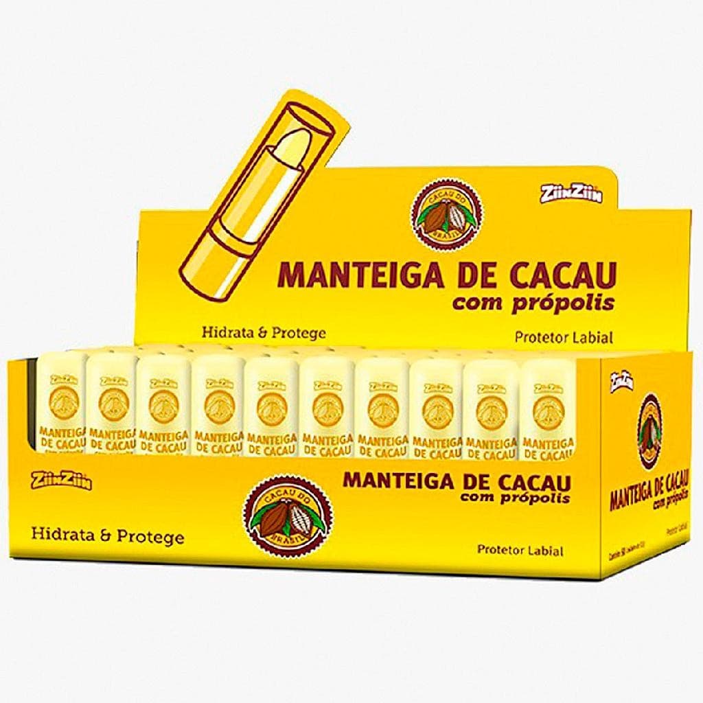 Manteiga De Cacau Do Brasil Com Própolis ZiinZiin 50Unidades