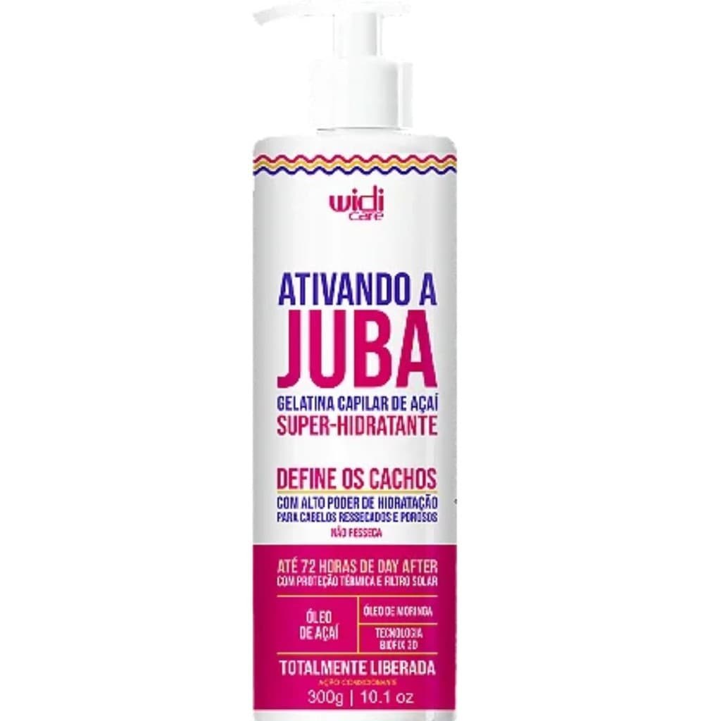 Gelatina Widi Care Juba Ativando a Juba Super Hidratante 300g