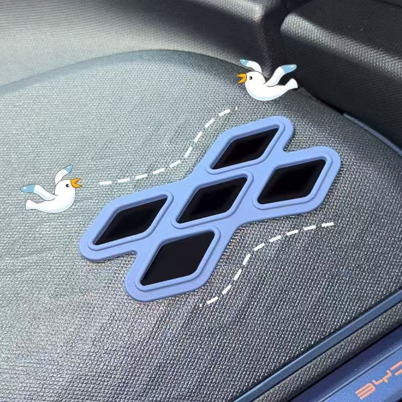 Dedicado BYD Dolphin Mini Controle Central Saída de Ar Moldura Decorativa Adesivos Interiores Painel de Controle Central