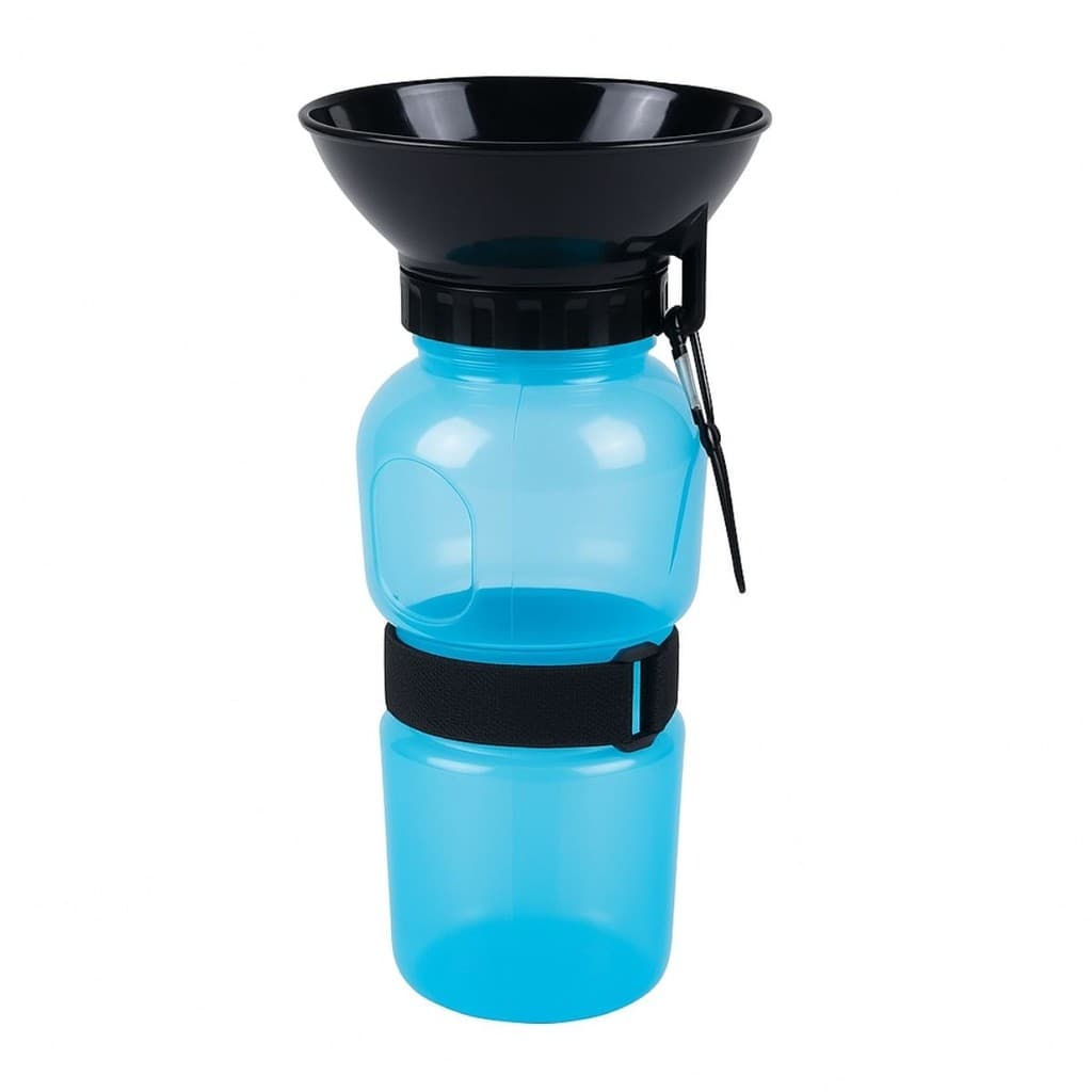 Bebedouro Garrafa Portátil 500ml para Cachorro Gato Pet Squeeze Água Hidratação Passeio Prático