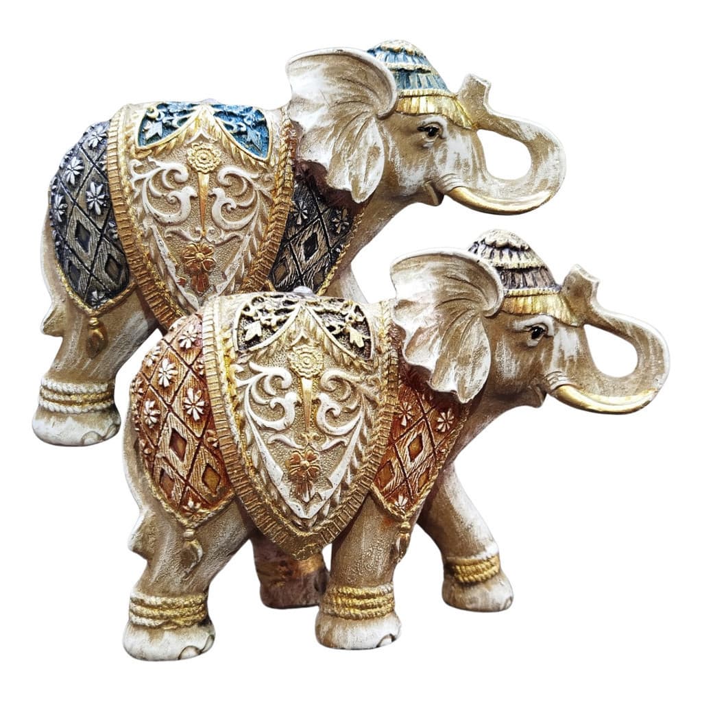 Elefante Indiano Estrelinha Sorte Enfeite Decorativo 18cm vibrante para a sua decoração.encantadora